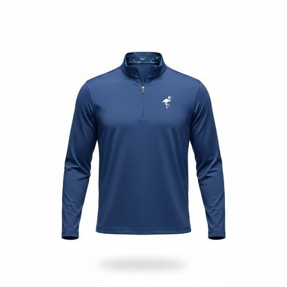 Unisex Marble Wave Performance Quarter Zip | Lightweight Moisture-Wicking Golf Pullover