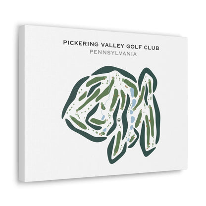 Pickering Valley Golf Club, Pennsylvania - Printed Golf Courses