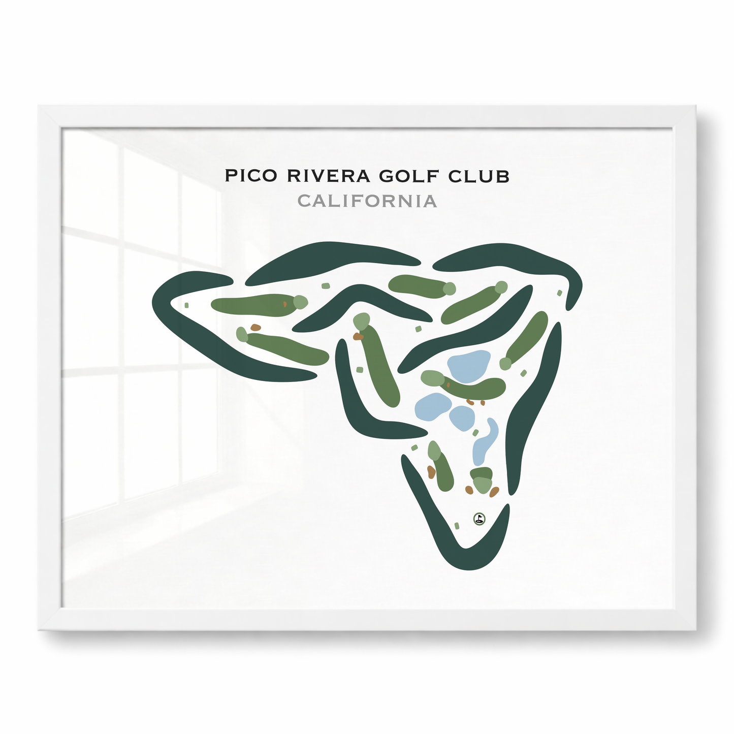 Pico Rivera Golf Club, California - Printed Golf Courses