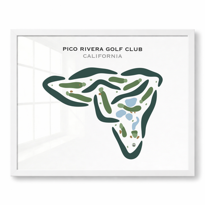 Pico Rivera Golf Club, California - Printed Golf Courses