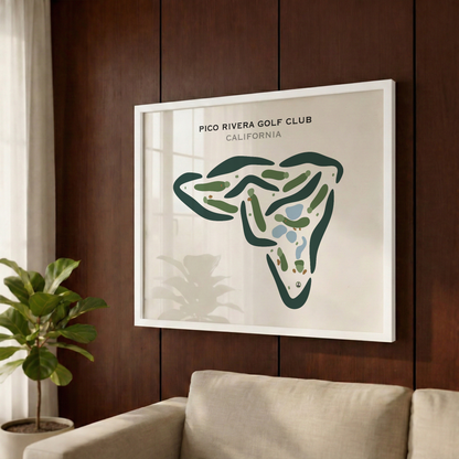 Pico Rivera Golf Club, California - Printed Golf Courses
