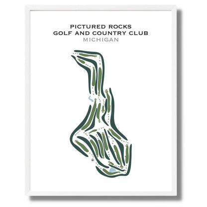 Pictured Rocks Golf & Country Club, Michigan - Printed Golf Courses
