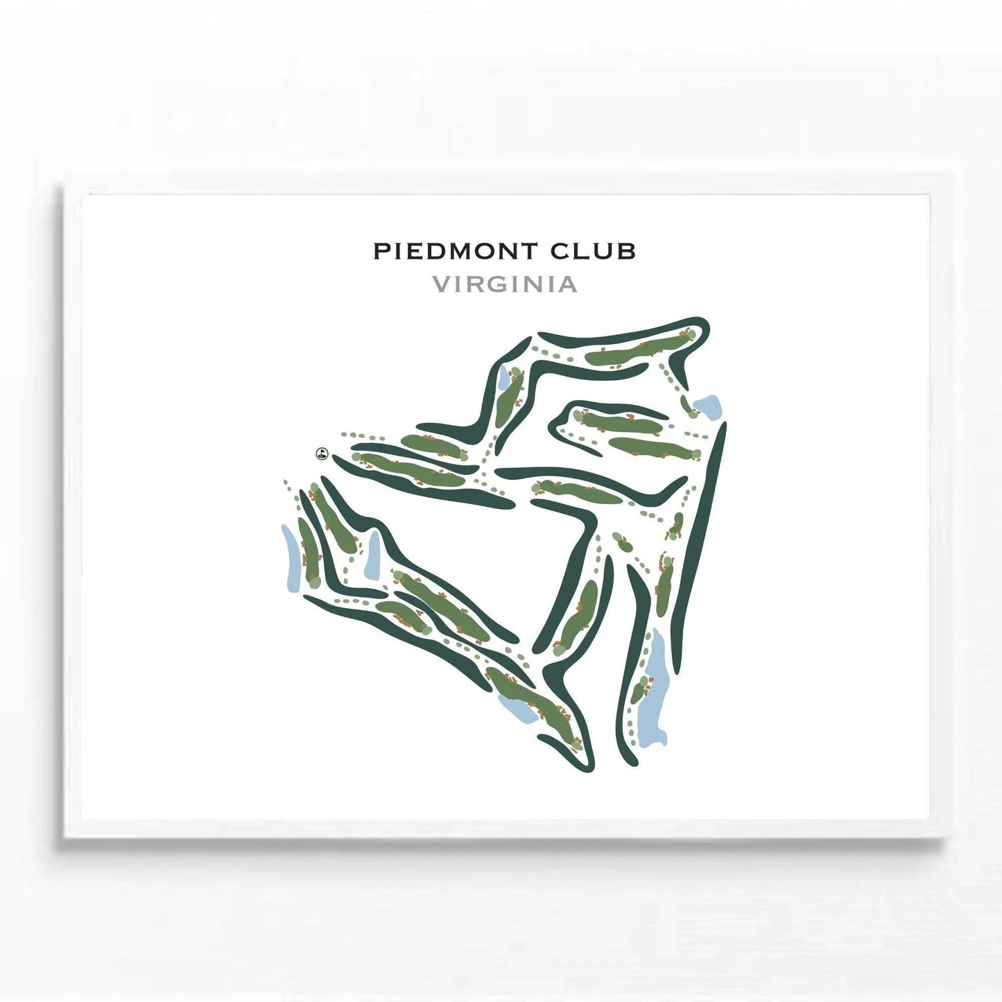 Piedmont Club, Virginia - Printed Golf Courses