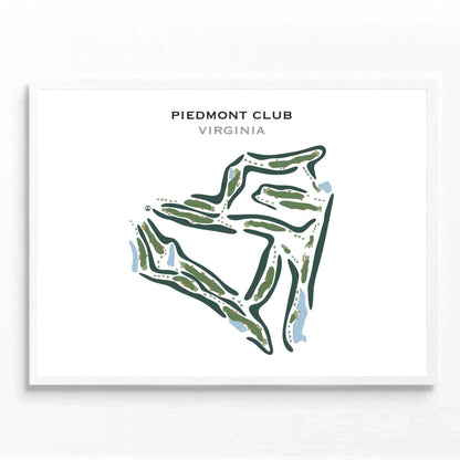 Piedmont Club, Virginia - Printed Golf Courses