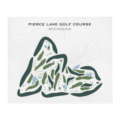 Pierce Lake Golf Course, Michigan - Printed Golf Courses
