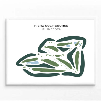 Pierz Golf Course, Minnesota - Printed Golf Courses
