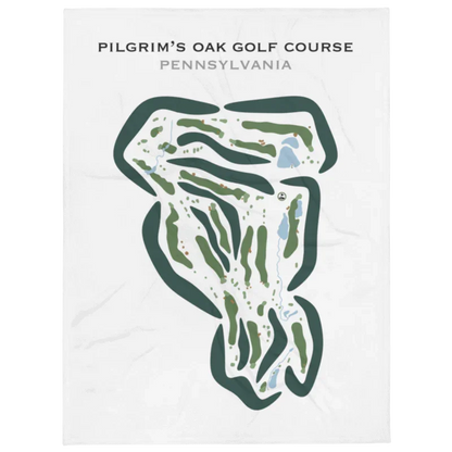 Pilgrim's Oak Golf Course, Pennsylvania - Printed Golf Courses