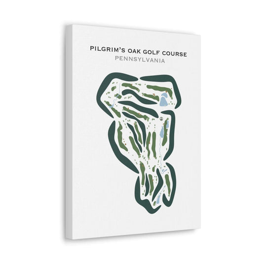 Pilgrim's Oak Golf Course, Pennsylvania - Printed Golf Courses