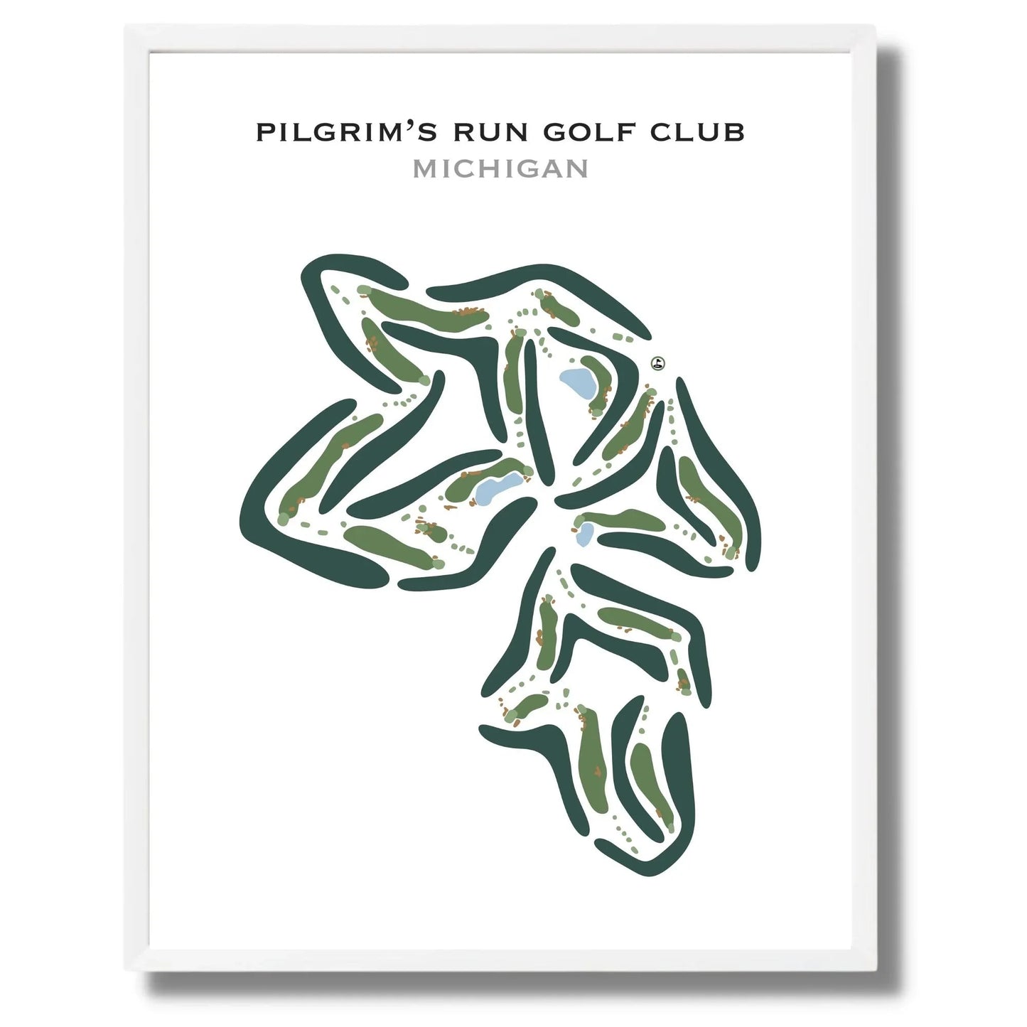Pilgrim's Run Golf Club, Michigan - Printed Golf Courses