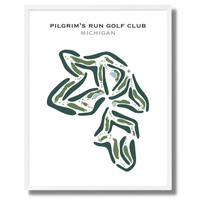 Pilgrim's Run Golf Club, Michigan - Printed Golf Courses