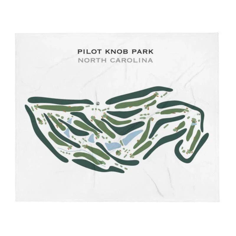 Pilot Knob Park, North Carolina - Printed Golf Course