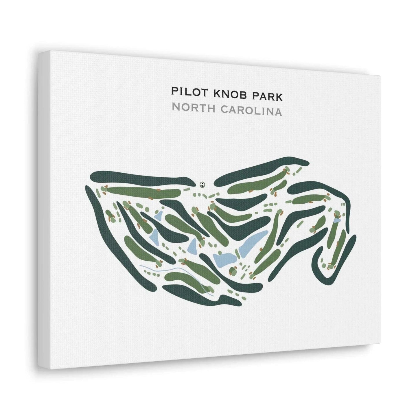 Pilot Knob Park, North Carolina - Printed Golf Course