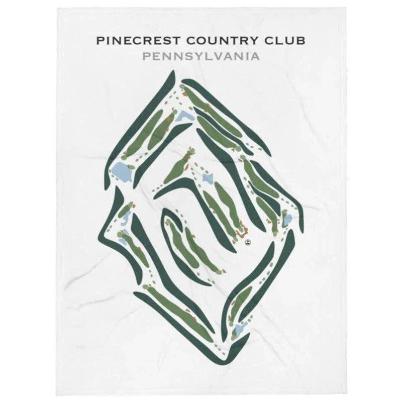 PineCrest Country Club, Pennsylvania - Printed Golf Courses