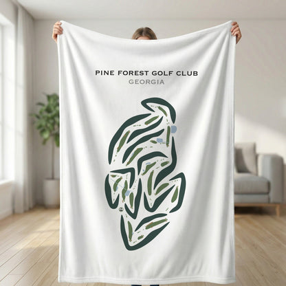 Pinetree Country Club, Georgia - Printed Golf Course