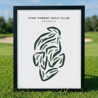 Pinetree Country Club, Georgia - Printed Golf Course