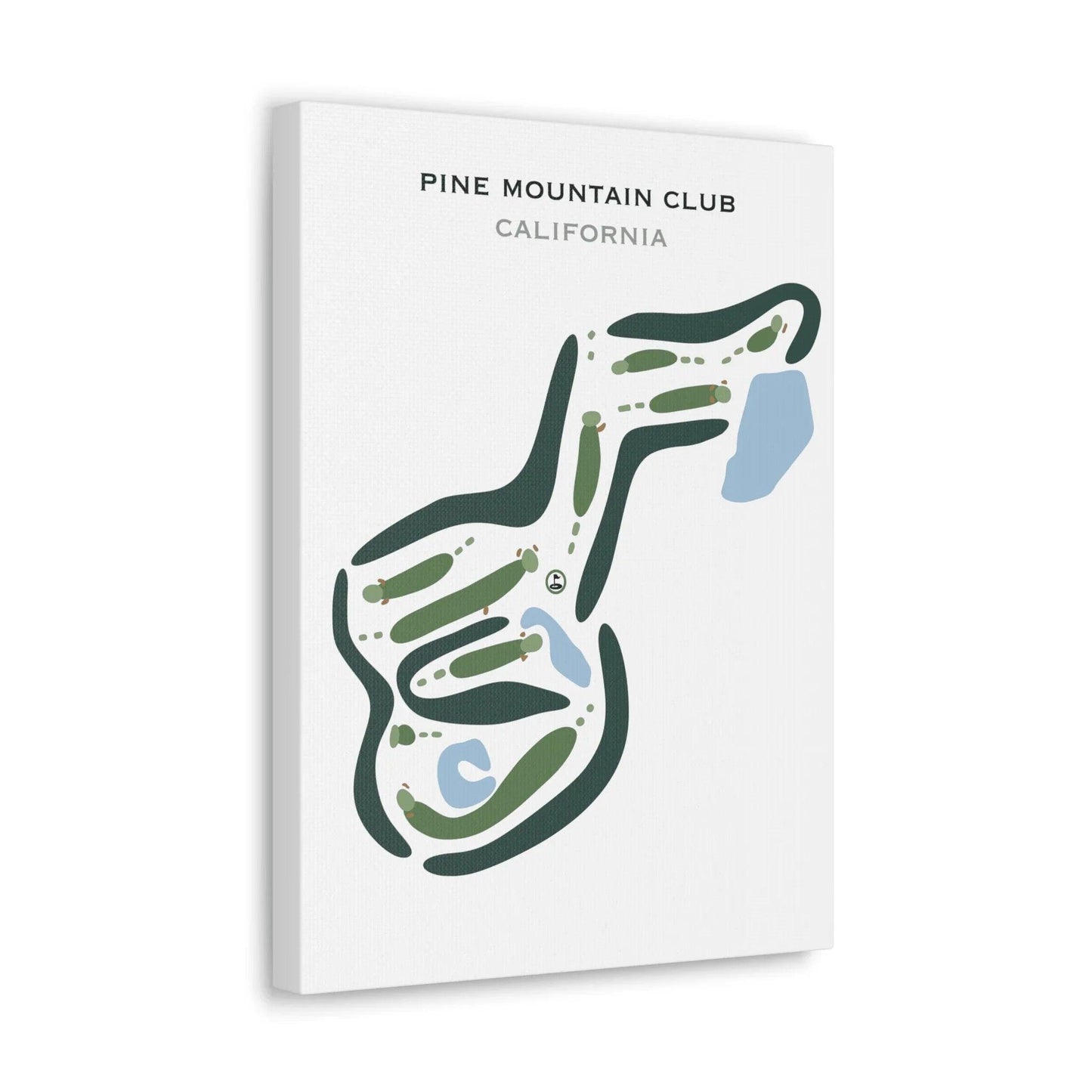 Pine Mountain Club, California - Printed Golf Courses