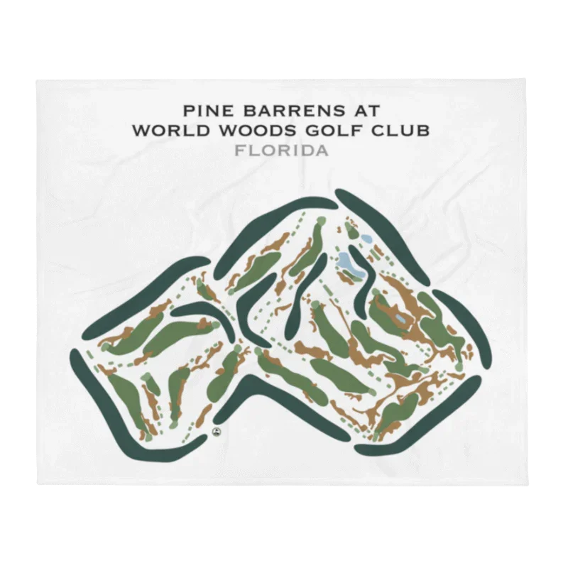 Pine Barrens at World Woods Golf Club, Florida - Printed Golf Courses