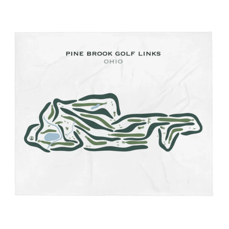 Pine Brook Golf Links, Ohio - Printed Golf Courses