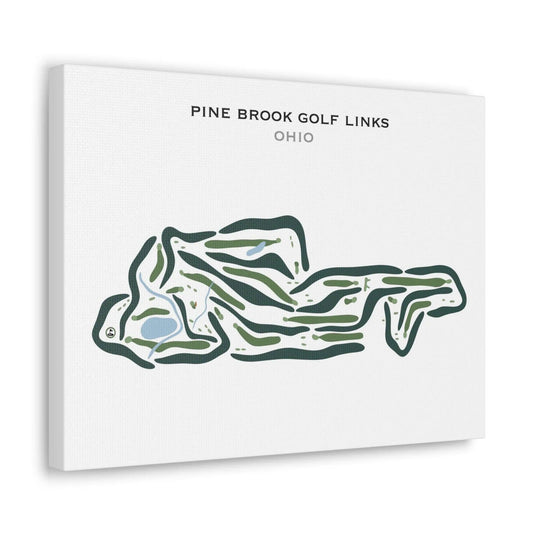 Pine Brook Golf Links, Ohio - Printed Golf Courses