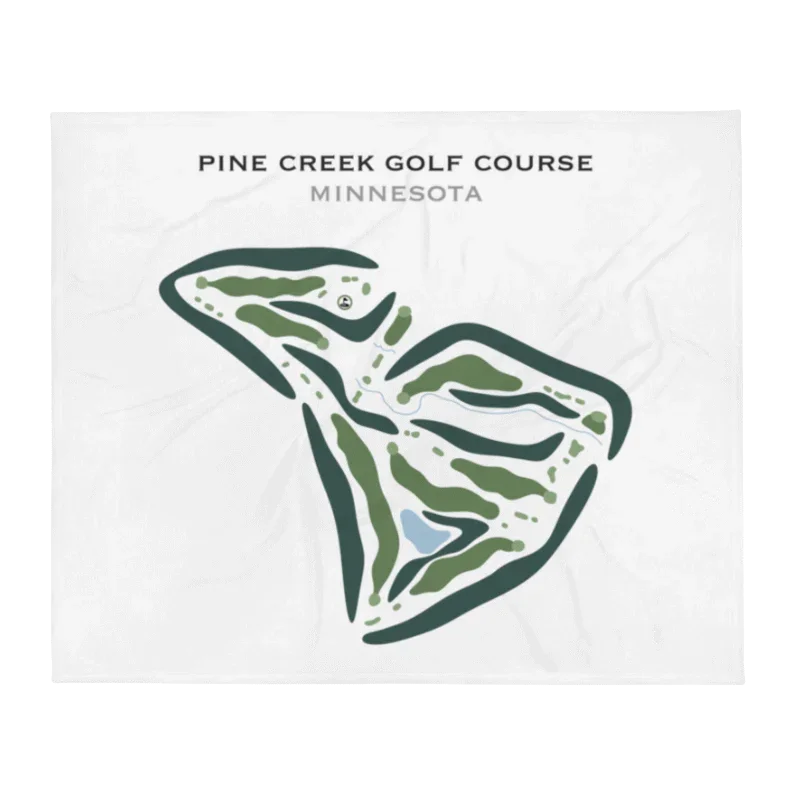 Pine Creek Golf Course, Minnesota - Printed Golf Courses