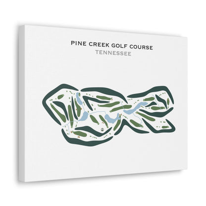 Pine Creek Golf Course, Tennessee - Printed Golf Courses