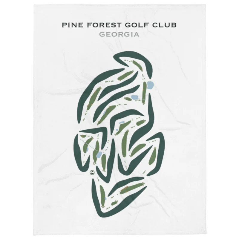 Pine Forest Golf Club, Georgia - Printed Golf Courses