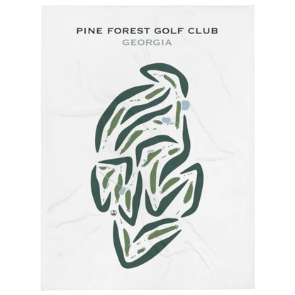 Pine Forest Golf Club, Georgia - Printed Golf Courses