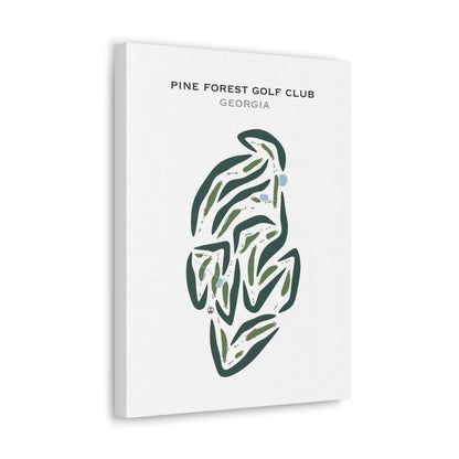 Pine Forest Golf Club, Georgia - Printed Golf Courses