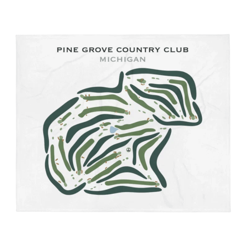 Pine Grove Country Club, Michigan - Printed Golf Courses