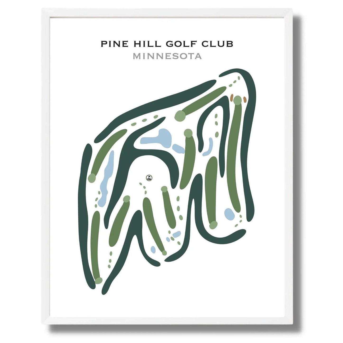 Pine Hill Golf Club, Minnesota - Printed Golf Courses