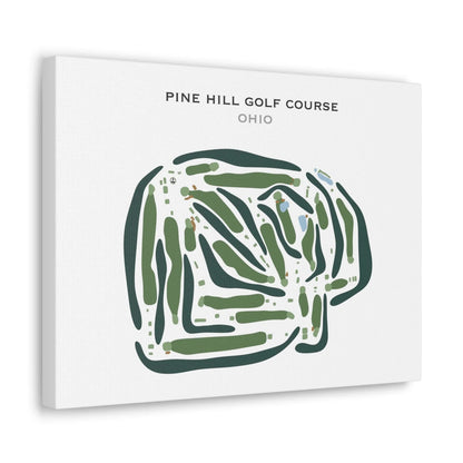Pine Hill Golf Course, Ohio - Printed Golf Courses