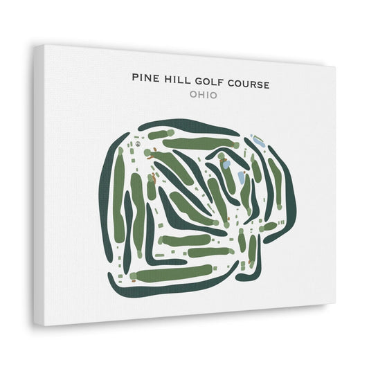 Pine Hill Golf Course, Ohio - Printed Golf Courses