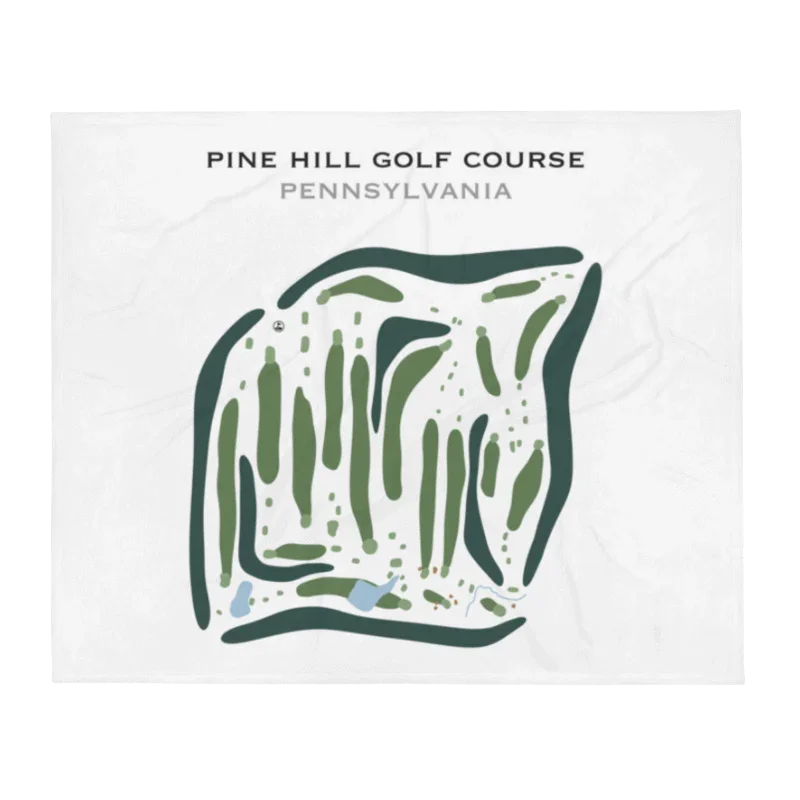 Pine Hill Golf Course, Pennsylvania - Printed Golf Courses