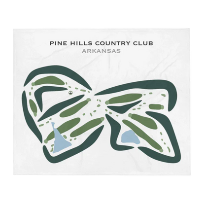 Pine Hills Country Club, Arkansas - Printed Golf Courses