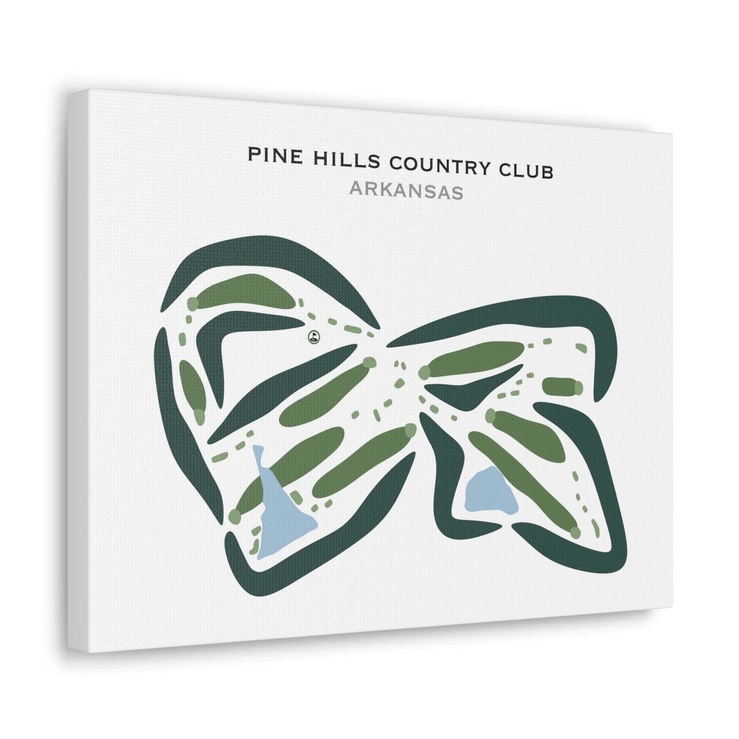 Pine Hills Country Club, Arkansas - Printed Golf Courses
