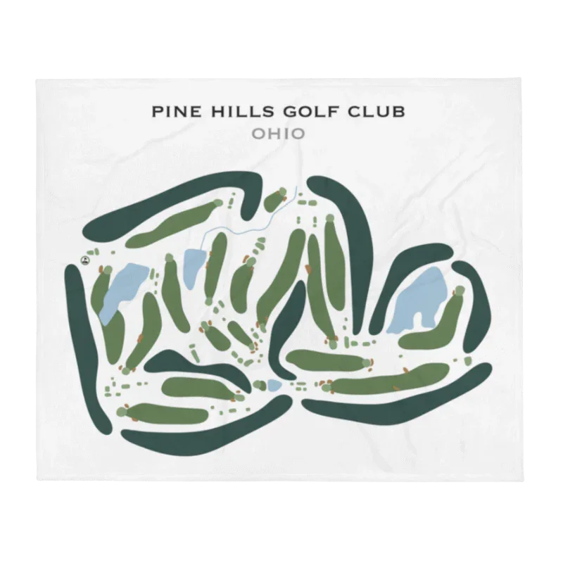 Pine Hills Golf Club, Ohio - Printed Golf Courses