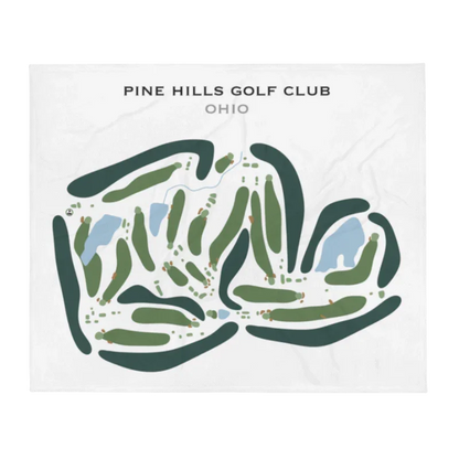 Pine Hills Golf Club, Ohio - Printed Golf Courses