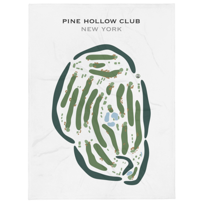 Pine Hollow Club, New York - Printed Golf Courses