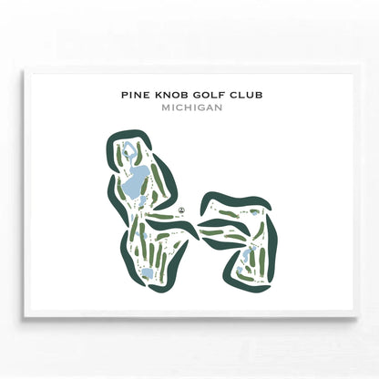 Pine Knob Golf Club, Michigan - Printed Golf Courses