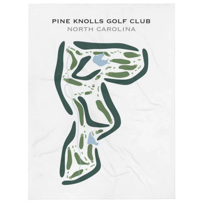 Pine Knolls Golf Club, North Carolina - Printed Golf Course