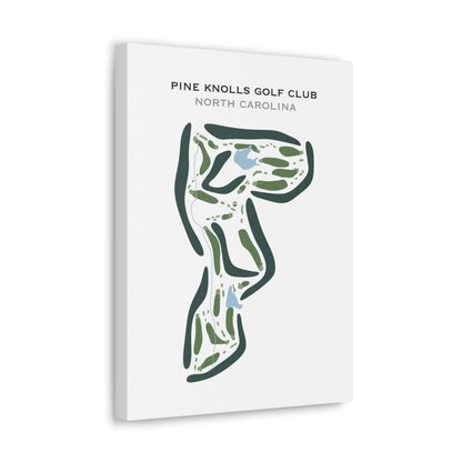 Pine Knolls Golf Club, North Carolina - Printed Golf Course