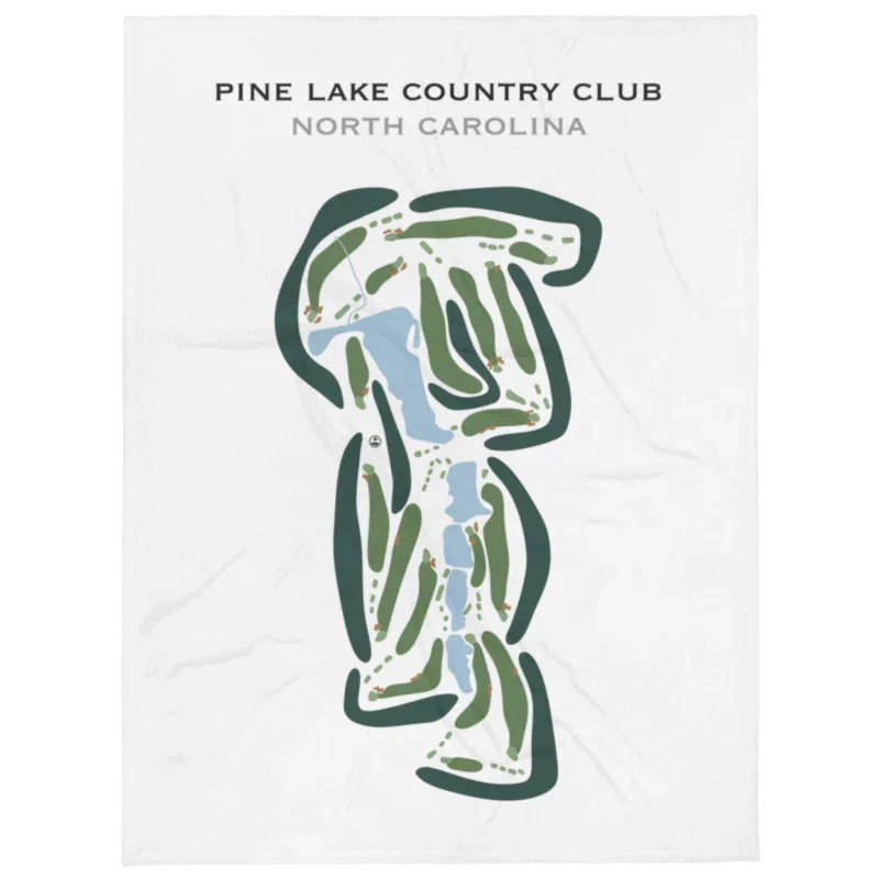 Pine Lake Country Club, North Carolina - Printed Golf Courses