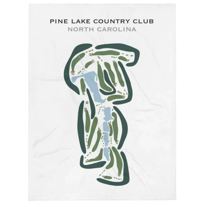 Pine Lake Country Club, North Carolina - Printed Golf Courses
