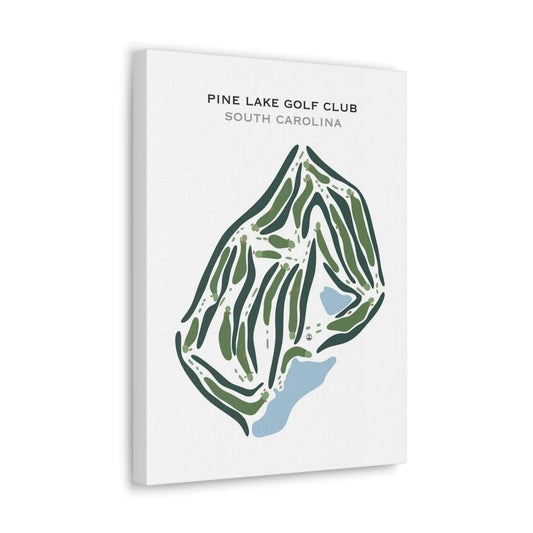 Pine Lake Golf Club, South Carolina - Printed Golf Courses