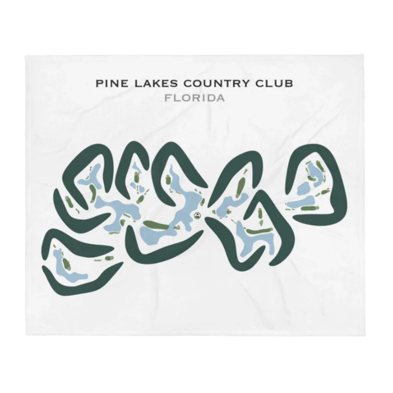 Pine Lakes Country Club, Florida - Printed Golf Courses