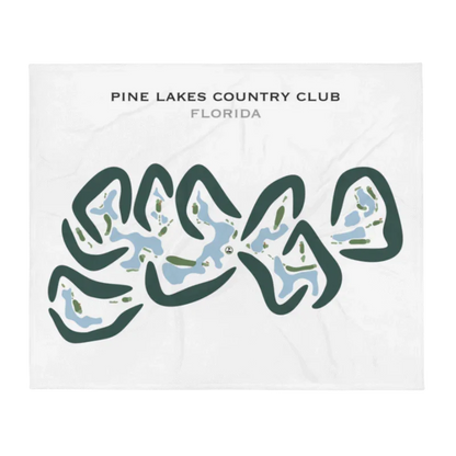 Pine Lakes Country Club, Florida - Printed Golf Courses