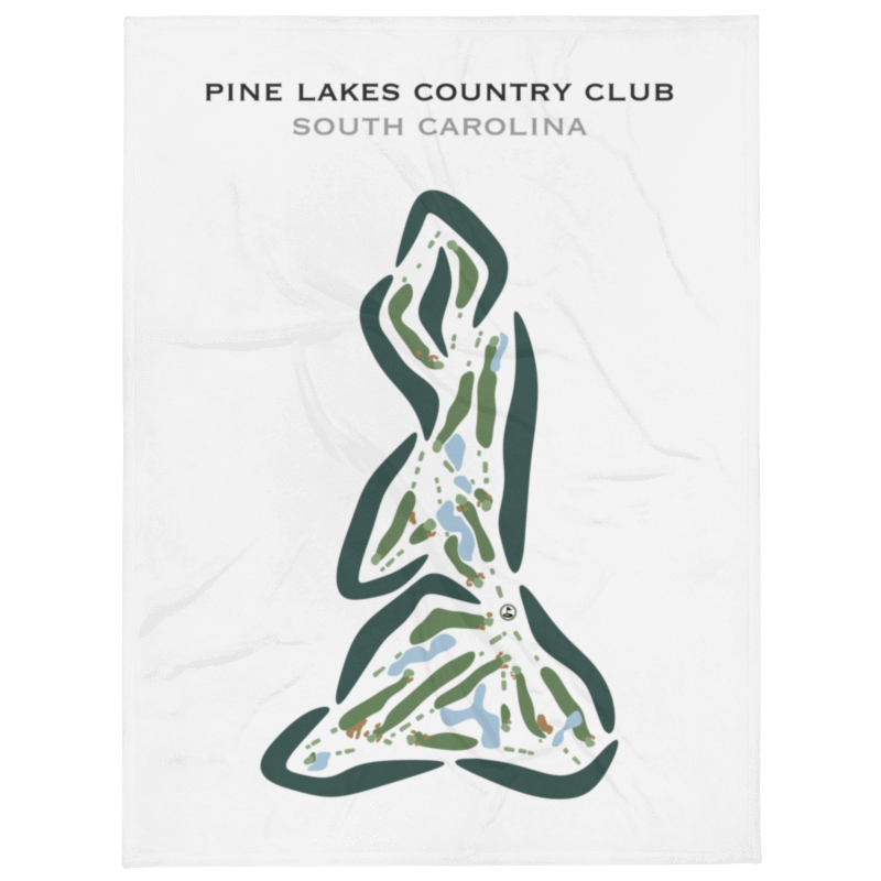 Pine Lakes Country Club, South Carolina - Printed Golf Courses