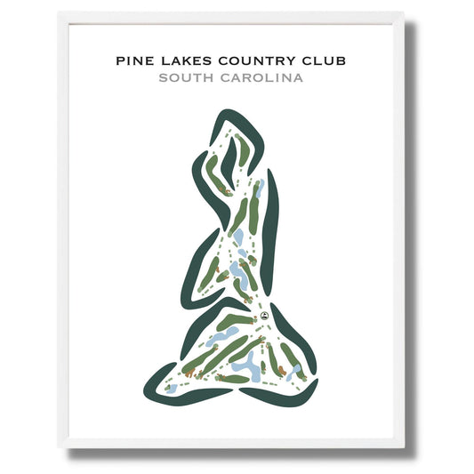 Pine Lakes Country Club, South Carolina - Printed Golf Courses