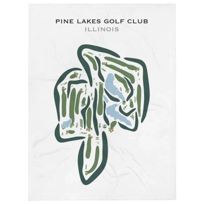Pine Lakes Golf Club, Illinois - Printed Golf Courses