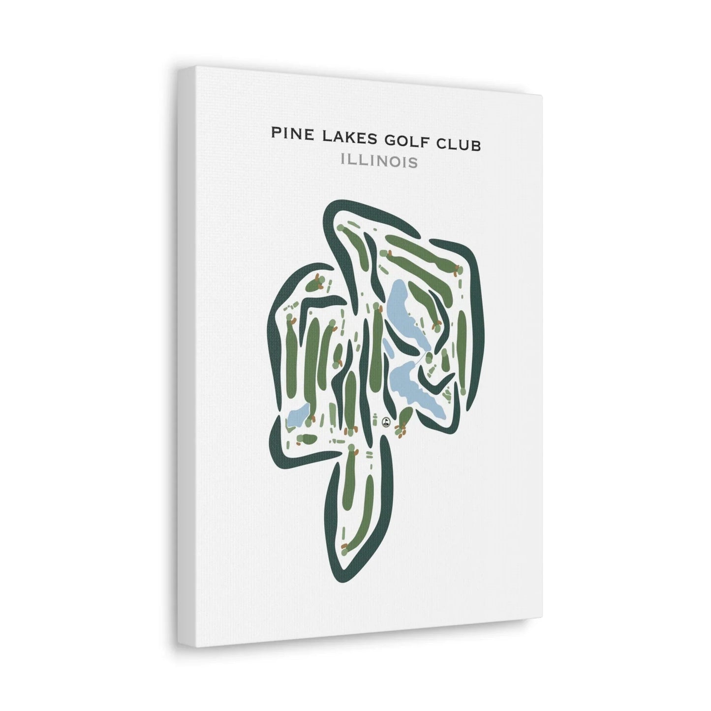 Pine Lakes Golf Club, Illinois - Printed Golf Courses